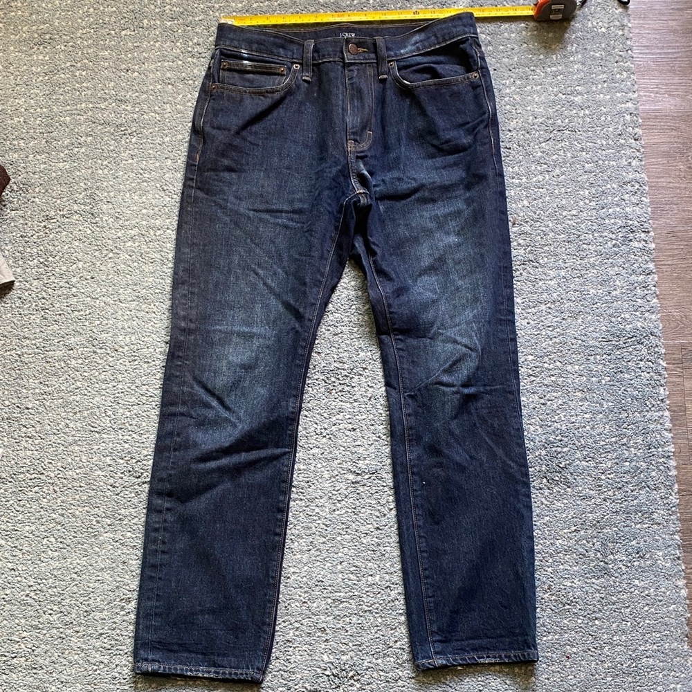 J Crew Men’s 30x30 Dark Blue Jeans